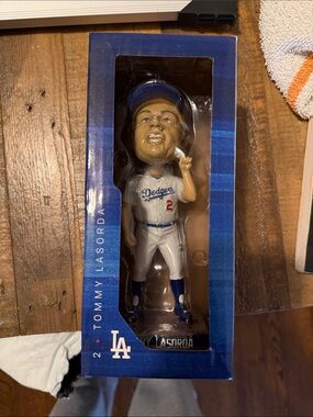 Tommy LaSorda Dodgers Bobblehead - White & Blue 2018